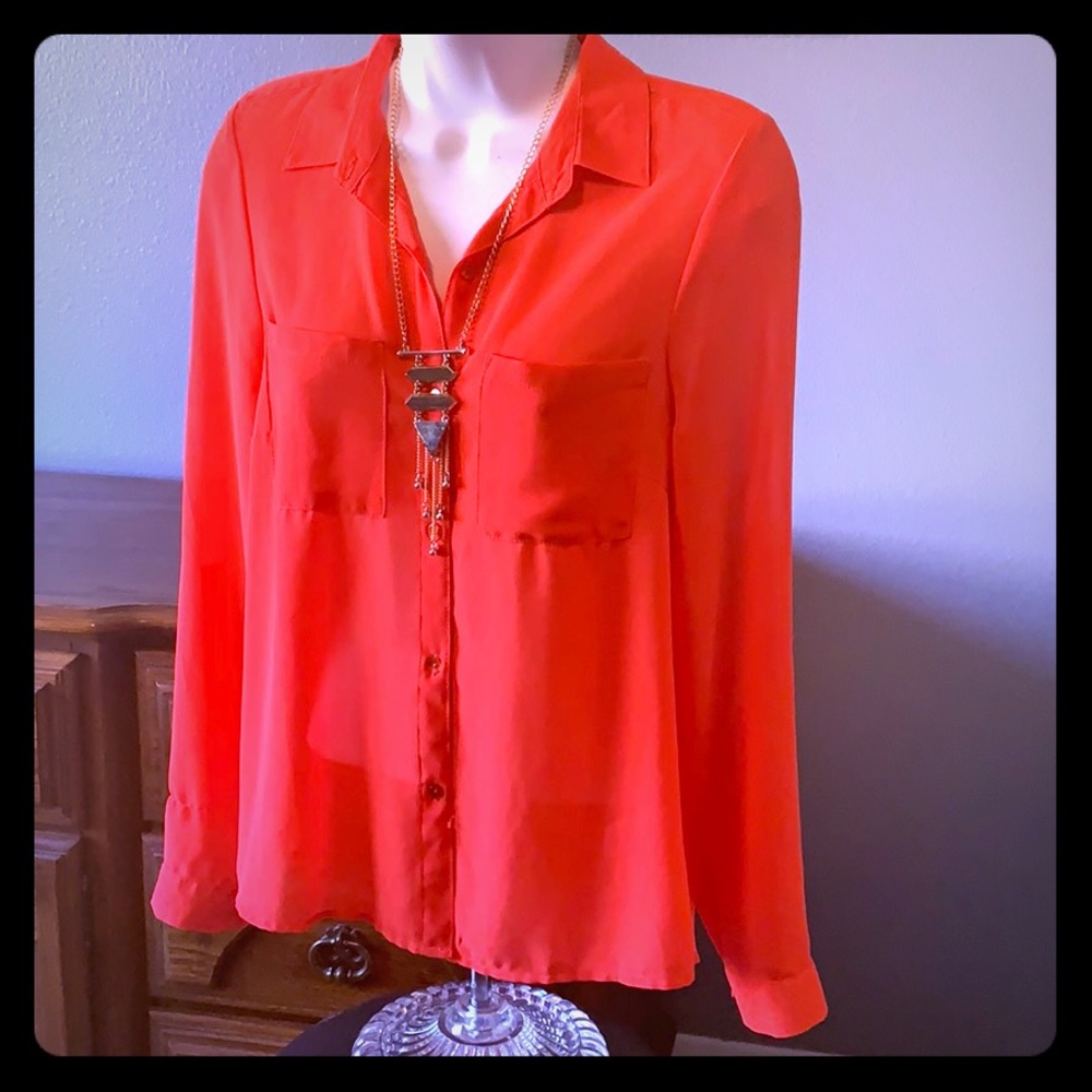 Sheer blouse